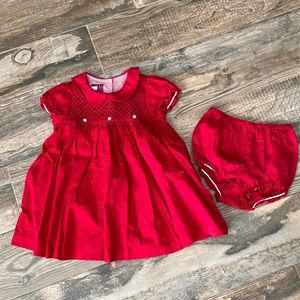 Red Smocked Tommy Hilfiger Dress